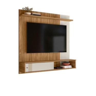 Imagem de Painel Suspenso Detalhe Ripado Sala Estar Quarto TV Até 55 Polegadas 1