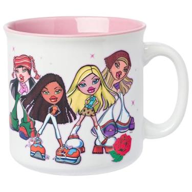 Imagem de Silver Buffalo Caneca de cerâmica Camper Bratz Drama Mama Roses Glitter 590 ml