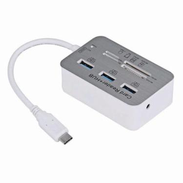 Imagem de Hub Usb3.0 3usb/leitor Cartão Sd Tf Para Pc Windows mac Os - Mimo Mix,