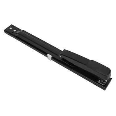 Imagem de Grampeador de Braço Preto 20 Folhas Com Capacidade de Alta Resistência Metal Estável Stapler de Escritório para o Escritório da Família e Negócios, etc. Arm StaplerOffice Staplerbooklet StaplerDesktop