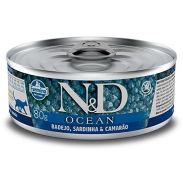 Imagem de Racao Nd Gatos Ocean Badejo, Sardinha E Camarao 0,08Kg