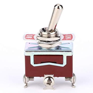 Imagem de Chave de Alça de Metal, Interruptor de 3 Posições, Classificação à Prova D'água 15A 250VAC, Material de Base de Polipropileno, Resistência a 85% de Umidade Rh, -25 ℃ ~ 80 ℃