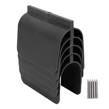 Imagem de Marcador de Saída de 5pcs para Drywall, Ferramenta de Localização Elétrica Sem Medição Necessária para Guardas de Fio de Instalação de Drywall (BLACK)