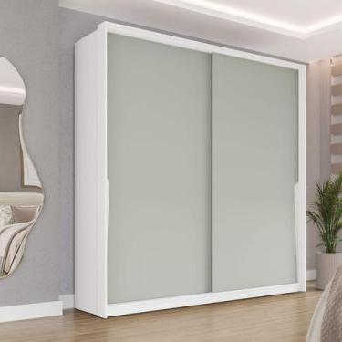 Imagem de Guarda Roupa Solteiro com 2 Portas de Correr e 2 Gavetas 240826 Linha 