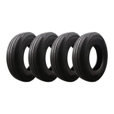 Imagem de Kit 4 Pneus Milever Aro 14C 185R14C ML150 8 Lonas 102/100R