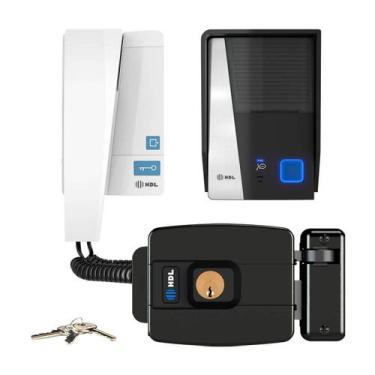 Imagem de Interfone Com Fechadura Elétrica HDL Advance C90 Cilindro Fixo 40mm, B