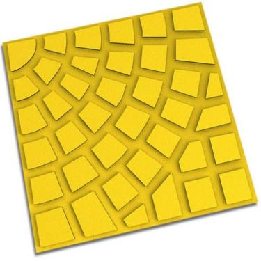 Imagem de Piso Firenze Amarelo 30,4x30,4cm Amarrado com 5 Peças 0,46m² - ARTESAN