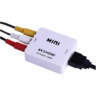 Imagem de Adaptador Conversor AV RCA para HDMI Escalonamento Hardware Full HD Marca: Outros (EXBOM)