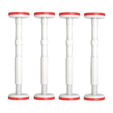 Imagem de Generic 4 peças de postes de suporte telescópicos, suportes de pia retráteis de 7" a 17" para pernas de móveis, para cozinha, barra de carga, sofá