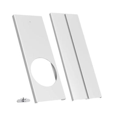 Imagem de Ｂｅｓｇａ Kit de janela para ar condicionado portátil para dutos, mangueira de exaustão, peças de reposição práticas de PVC, painéis de vedação de janela, kit
