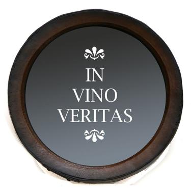 Imagem de Quadro Decorativo Porta Rolhas Redondo Veritas - Pequeno