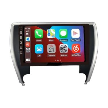 Imagem de [2G + 32G] 25.4 cm Carplay Android Auto Touchscreen Autoradio Estéreo Carro Navegação GPS Rádio FM Unidade Principal WiFi Espelho Link Multimedia Player GPS Rádio DSP Fortoyota Camry 2015-2018