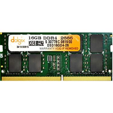 Imagem de Dolgix 16GB DDR4 PC4-21300 2666MHz SODIMM 260 pinos 1.2V CL19 Módulo de memória RAM Upgrade