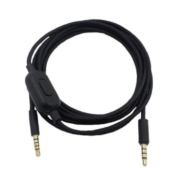 Imagem de Adaptador de cabo de fone de ouvido de áudio macho de 3,5 mm para fone de ouvido Logitech GPRO X G233 G433 acessório B