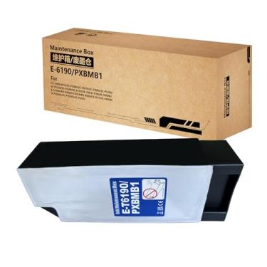 Imagem de HEMEINY Caixa de manutenção T6190 compatível com impressora SureColor P5000 P5300 P5370 SC-P5000 B-300 B-310N B-500 B-510DN Pro 4900, cartucho de manutenção C13T619000