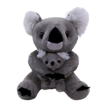 Imagem de Coala Mãe E Filhote 27cm Pelúcia - Fofy Toys