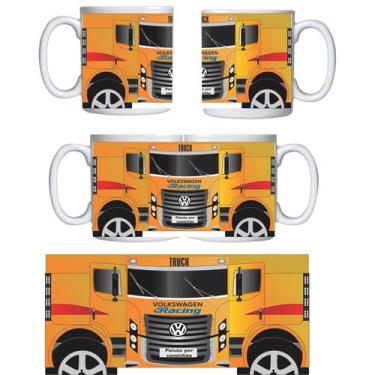 Imagem de Caneca Porcelana 350ml  Tema Caminhão fornecedor M&M Presentes Persona