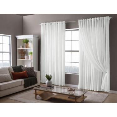 Imagem de Cortina Voil Forro Microfibra 4,00 x 2.30 Ilhós cromado 28mm RIOS ENXO