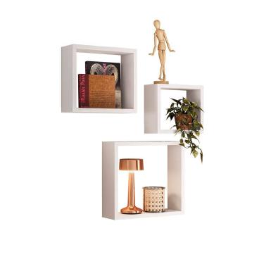 Imagem de Nicho Decorativo Kit 3 Unidades Branco