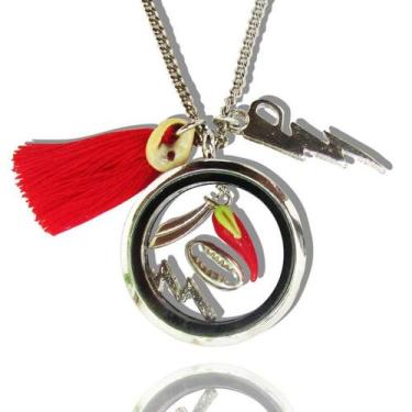 Imagem de Colar Relicário Iansã - Prata - Balaio de Santo