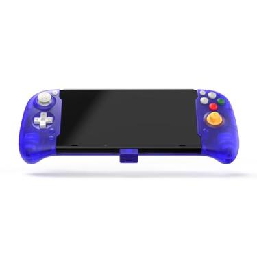 Imagem de RetroFlag Switch Handheld Controller,Switch Split Pad Pro Controller with Hall Effect Sensing Joystick, Switch Accessory Ergonomic Grip Backbone One Pad Compact,Dual Vibration Auto-turbo - Purple