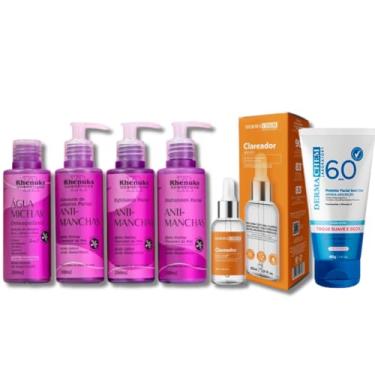Imagem de Kit Skincare Anti Manchas + Sérum Clareador + Protetor Solar 60FPS