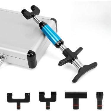 Imagem de Ferramenta Ativadora De Quiropraxia De 6 Níveis, Ferramenta De Ajuste De Quiropraxia Manual De Ajuste 50-300n, Massageador Manual De Coluna Com Quatro Removíveis, Blue