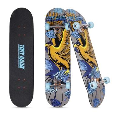 Imagem de Skate Tony Hawk de 78,7 cm, Tony Hawk Signature Series 3, skate Maple Deck de 9 camadas para cruzeiro, escultura, truques e downhill, Diamond Hawk