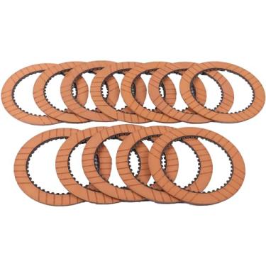 Imagem de LSSOCH Placas de fricção de transmissão 12X 445/30011 445-30011 44530011 compatível com retroescavadeira JCB 1400B 1550B 1600B 1700B 214 215 216 217 3C 3CX 3D