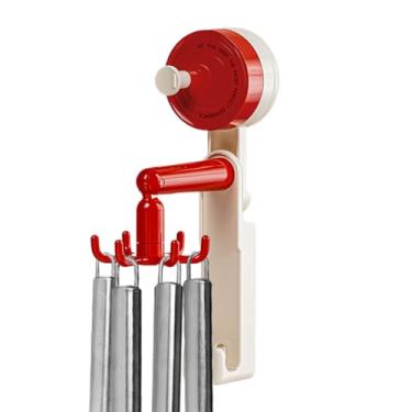 Imagem de Suporte Para Utensílios De Cozinha Para Parede | Organizador De Utensílios De Cozinha Com Ganchos - 6 Ganchos para Armazenamento Estável de Espátula, Concha, Escumadeira, Pegador de Massa e Utensílios