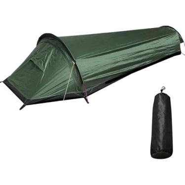 Imagem de Barraca De Acampamento Ultraleve Ao Ar Livre, Tenda De Caminhada Ultraleve Para 1 Homem, Tenda De Trekking Portátil à Prova D'Água, Barraca De Acampamento, Para Camping, Caminhada, Equitaçã