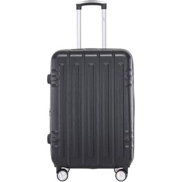 Imagem de Mala de Viagem Porte Grande Rodas 360° ABS Resistente Zíper Expansivo Cadeado com Segredo Cruzeiro 3-Unissex