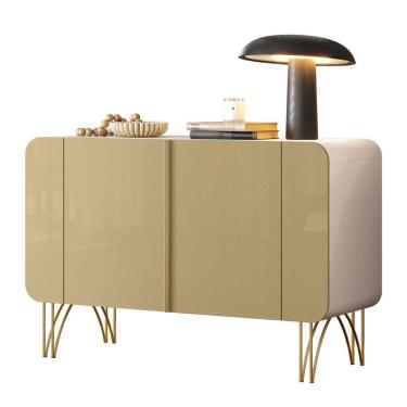 Imagem de Aparador Buffet Sala Benvenuto Com 2 Portas e Pés em Aço