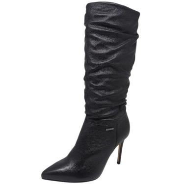 Imagem de Bota Feminina Salto Fino Cano Alto Elegante Moderna Bottero