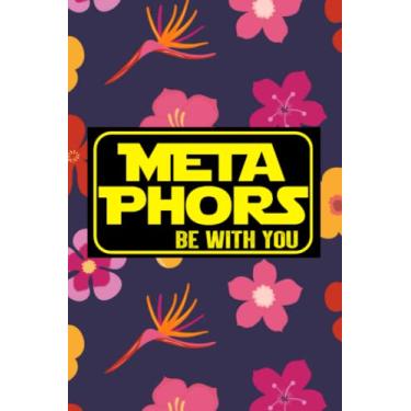 Imagem de Metaphors Be With You: Back To School notebook,Gift For Girls and Boys,College Ruled Line Paper,Cute School Journal, School Composition Notebooks,Write Ideas & Thoughts, Writing Notes, Doodling