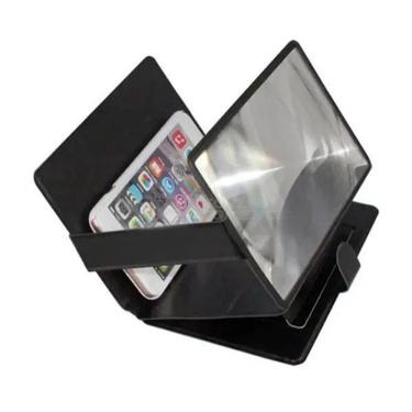 Imagem de Lupa Ampliadora Tela Celular Presente Namorados Preta Nº12