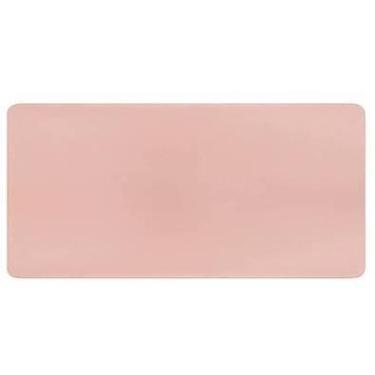 Imagem de Mouse Pad M3m, Grande Desk Pad Tapete De Mesa Gamer Office, Fácil Deslize, Antiderrapante, 90x40cm, Rosa Claro