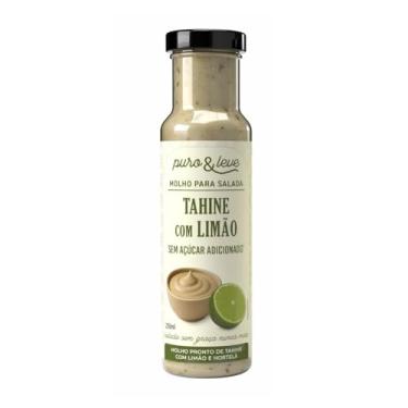 Imagem de MOLHO SALADA SAUDÁVEL VEGANO TAHINE COM LIMÃO PURO & LEVE 250ML
