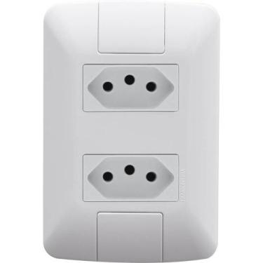 Imagem de Conjunto com 2 Tomadas 2P+T 20 Ampères 250 Volts - 57241066 - TRAMONTI