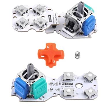 Imagem de Epindon Electromagnetic Replacement Stick Module Compatible with Victrix Pro BFG Controllers | TMR Sensors | Tactile Switch | Conductive Rubber is NOT Required | Both PS5 & Xbox Version | 2-PACK 80G