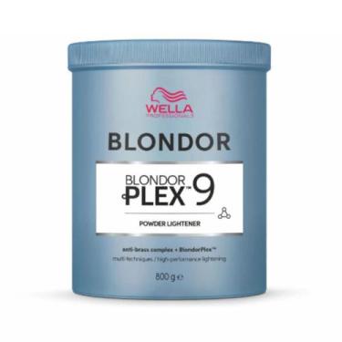 Imagem de Wella Blondor Plex Pó Descolorante 800g Clareamento Proteção Anti-Qued