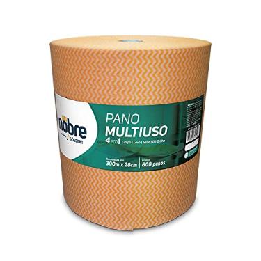 Imagem de Pano multiuso SLIM (rolo c/ 28cm x 300m picotado) NOBRE laranja