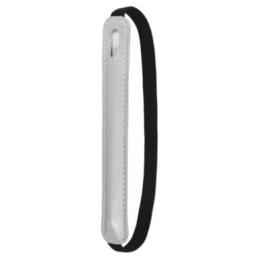 Imagem de PATIKIL Suporte de caneta para tablet, capa universal retrátil para caneta, estojo elástico, bolso para lápis, bolsa protetora para tablet, notebook, prata