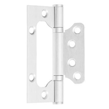 Imagem de 12 Dobradiça Porta Sobrepor Sem Rebaixo Inox 4`X3`X,2,2Mm