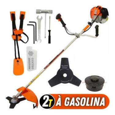 Imagem de Roçadeira Lateral Vulcan Vr620h À Gasolina 62cc 2t Para Cortes Profissionais e Precisos com Carretel e Lamina Faca 3P