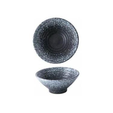 Imagem de Tigela de arroz redonda esmaltada em forno de cerâmica utensílios de mesa criativos domésticos japoneses -11,4 cm [décimo segundo mês lunar]