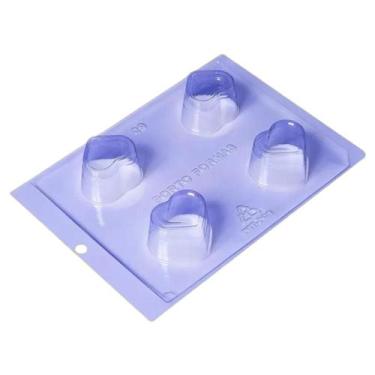 Imagem de Molde / Forma de acetato trufa coração chocolate pascoa - Porto Forma