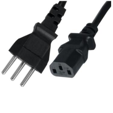 Imagem de Cabo De Força Energia 3 Pinos 5,0 Metros Green Pra Pc Novo - A.R Varie
