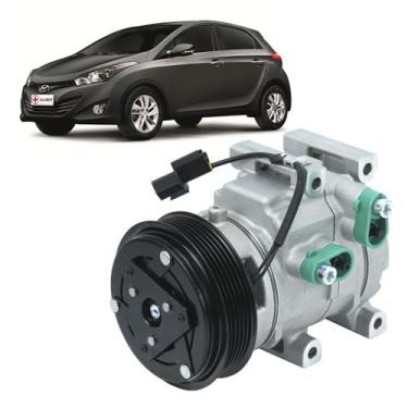 Imagem de Compressor Ar Condicionado Hyundai HB20 2012 13 14 15 16 17 18 2019 Or
