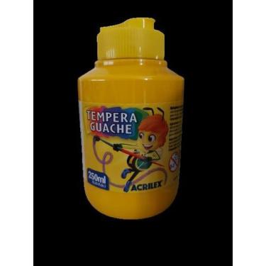 Imagem de Guache 250ml Acrilex amarelo ouro 505
